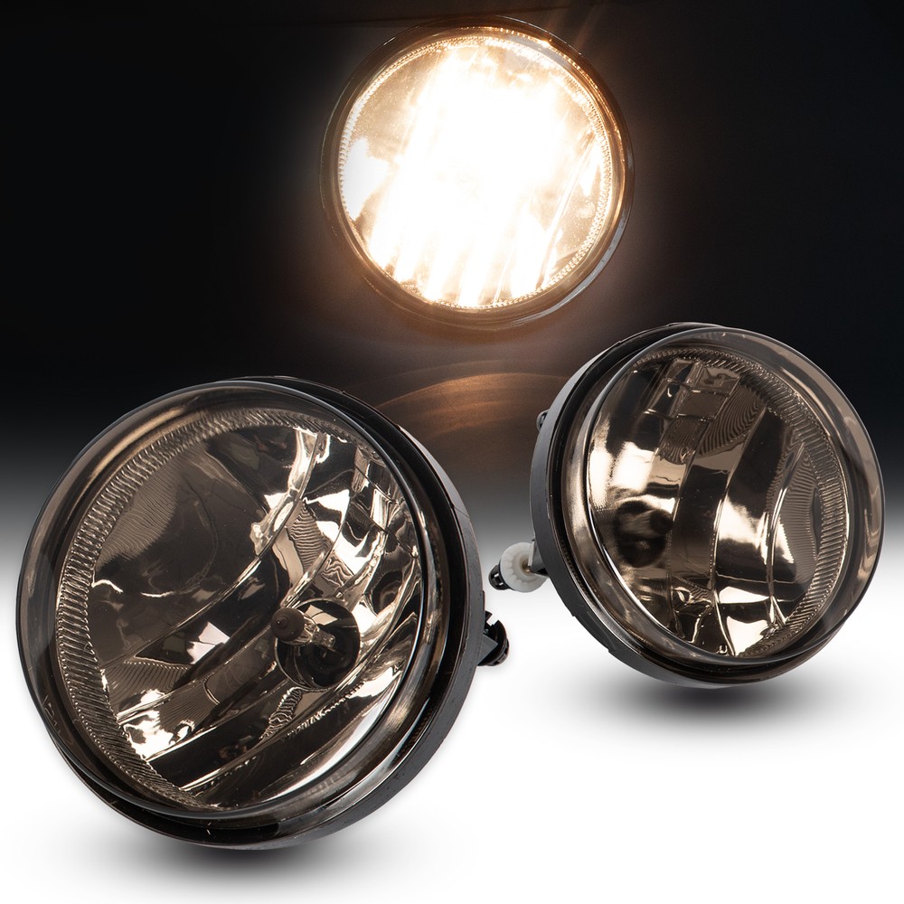 Pair of Fog Light W/bulbs For GMC Sierra 1500 07-13 Sierra 2500HD/3500HD 07-14