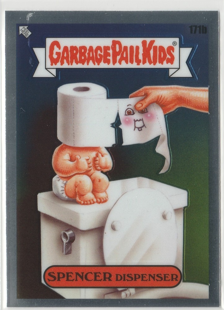 Spencer Dispenser 171b Garbage Pail Kids GPK 2022 Chrome Series 5 CS5 Card