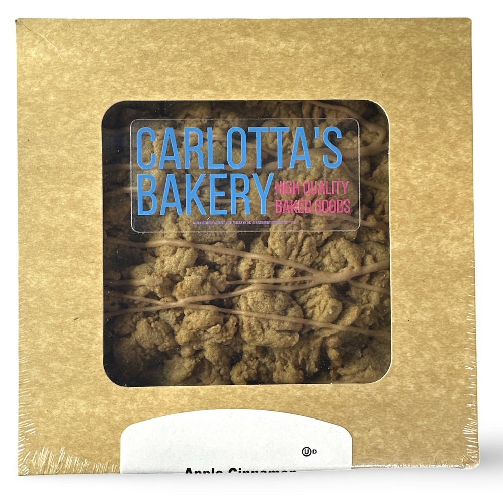 Carlotta's Bakery Authentic New York Crumb Coffee Cakes (22 Oz, Apple Cinnamon)