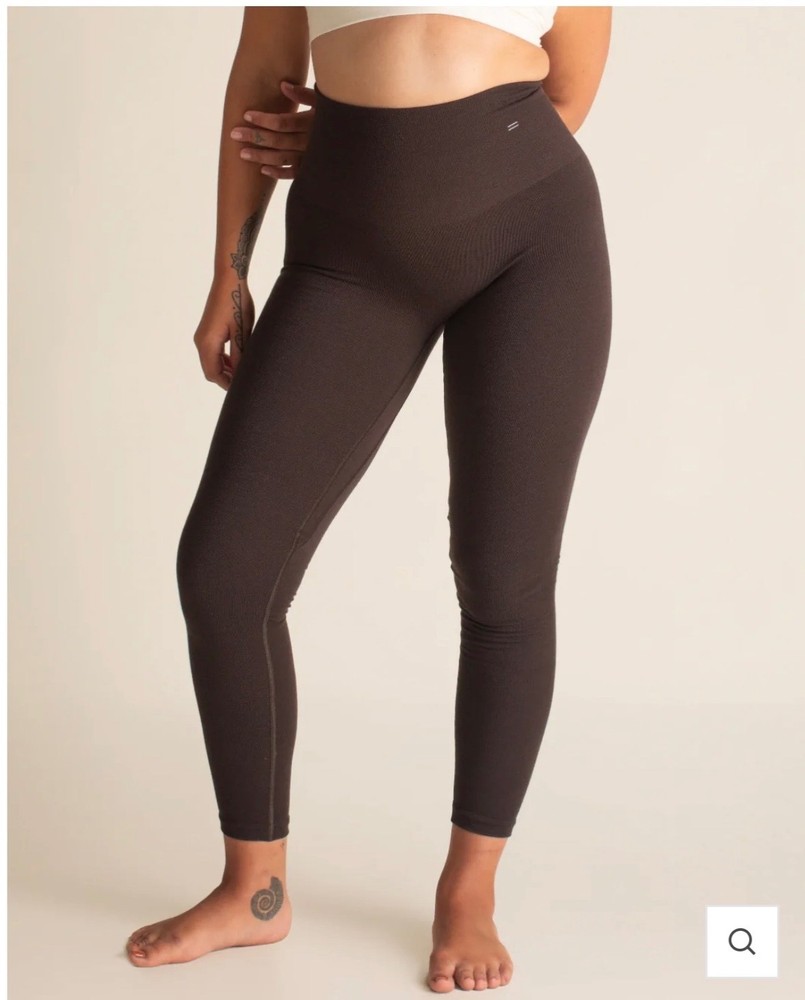 Branwyn Merino Essential Compressive Legging 25” $158 MSRP Women’s Size S Brown