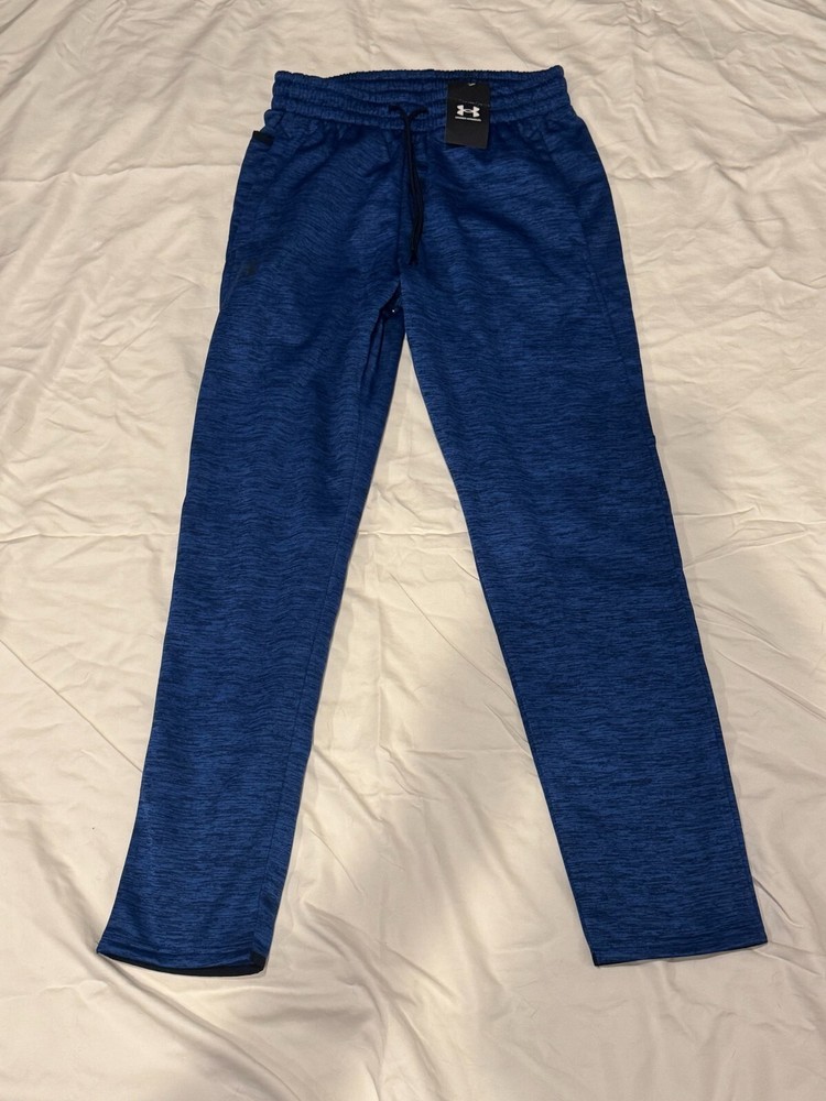 NWT Under Armour Men's Fleece Blue Training Sweatpants Size Medium MSRP - $55