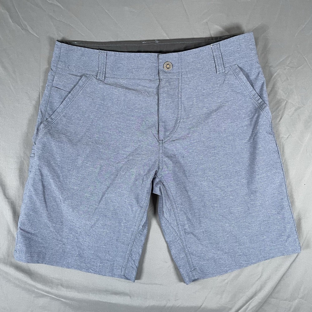 Kuhl Mens Blue Size 33 Activewear Chino Shorts for Hiking and Business