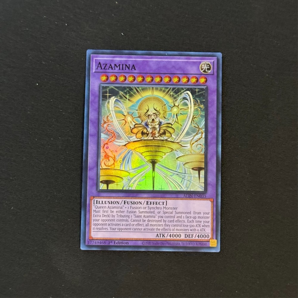 Azamina ALIN-EN035 Alliance Insight Super Rare Trading Card