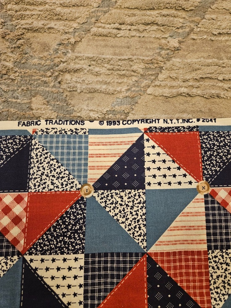 Vintage Cotton Quilt Fabric Traditions 1993