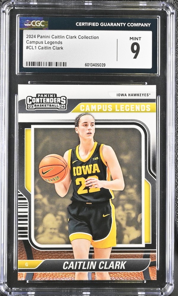 2024 Panini Caitlin Clark Collection Caitlin Clark #CL1 Campus Legends CGC 9