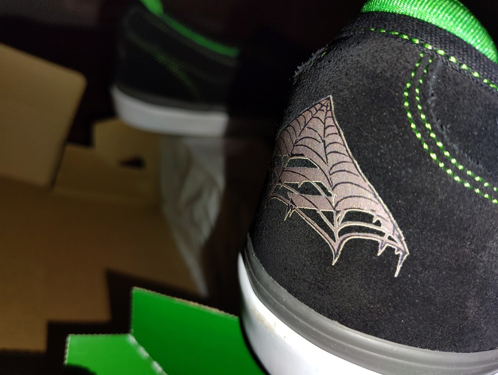 Emerica Wino G6 Slip On x Creature Black/Green Size 11 Brand New In Box