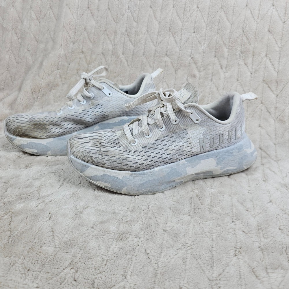 Nobull Journey Camo Running Sneakers for Men Size 8 Lightweight Nylon Plate Comfort