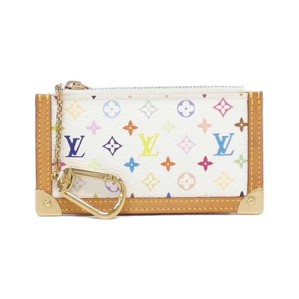 Authentic Louis Vuitton Multi-color Pochette Kure M92655 Coin & Key Case