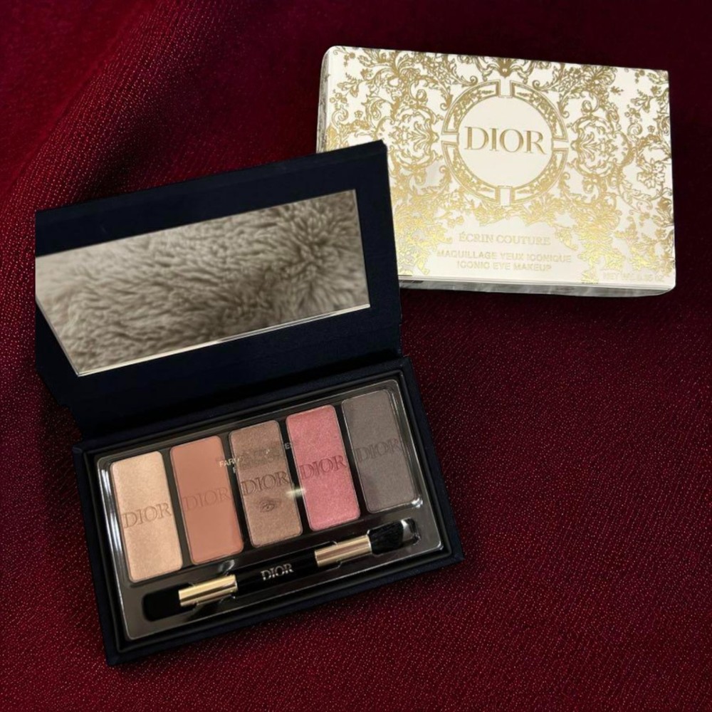 Dior 2023 Holiday Eyeshadow Palette in Beige Pink Brown Shades