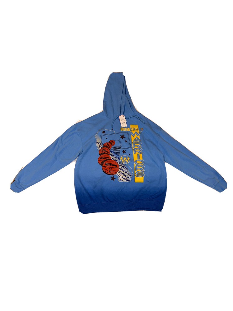 Golden State Warriors Size L Official Hoodie Blue Hoodie New With Tags