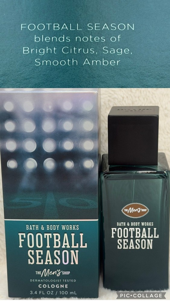 Bath & Body Works Football Season Men's Cologne Collection 3.4 Oz (#13)