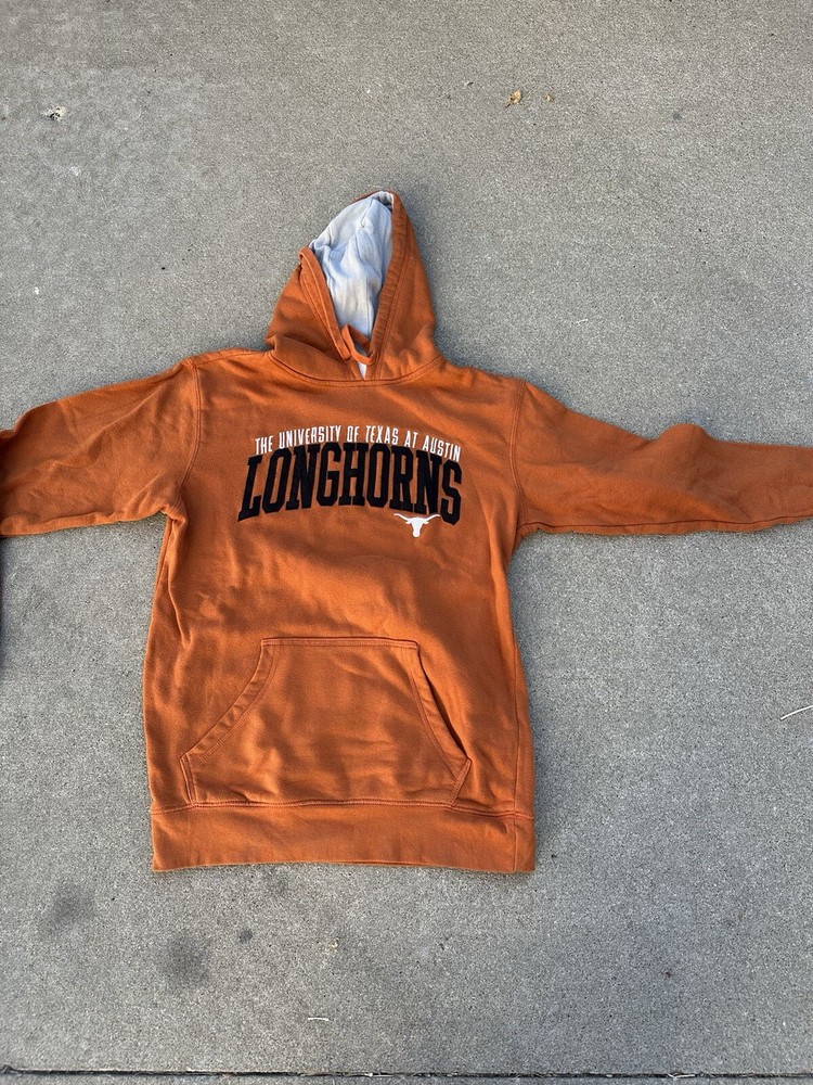 Champion Texas longhorns Hoodie Sweatshirt Sz Small Orange