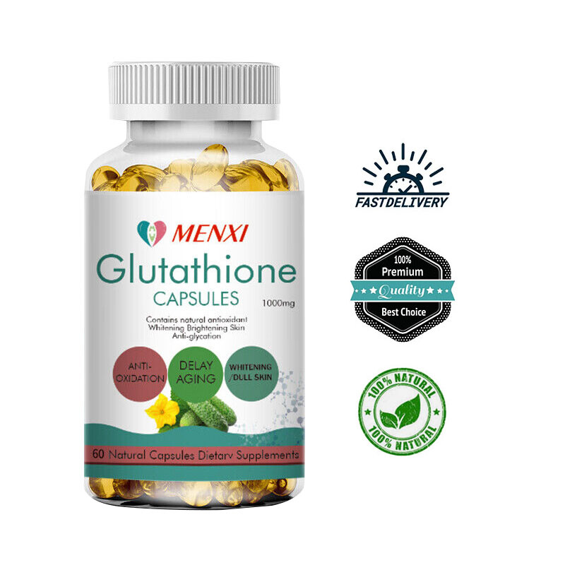 60 Capsules Collagen Glutathione Pills Whitening Skin Bleaching Lightening Love