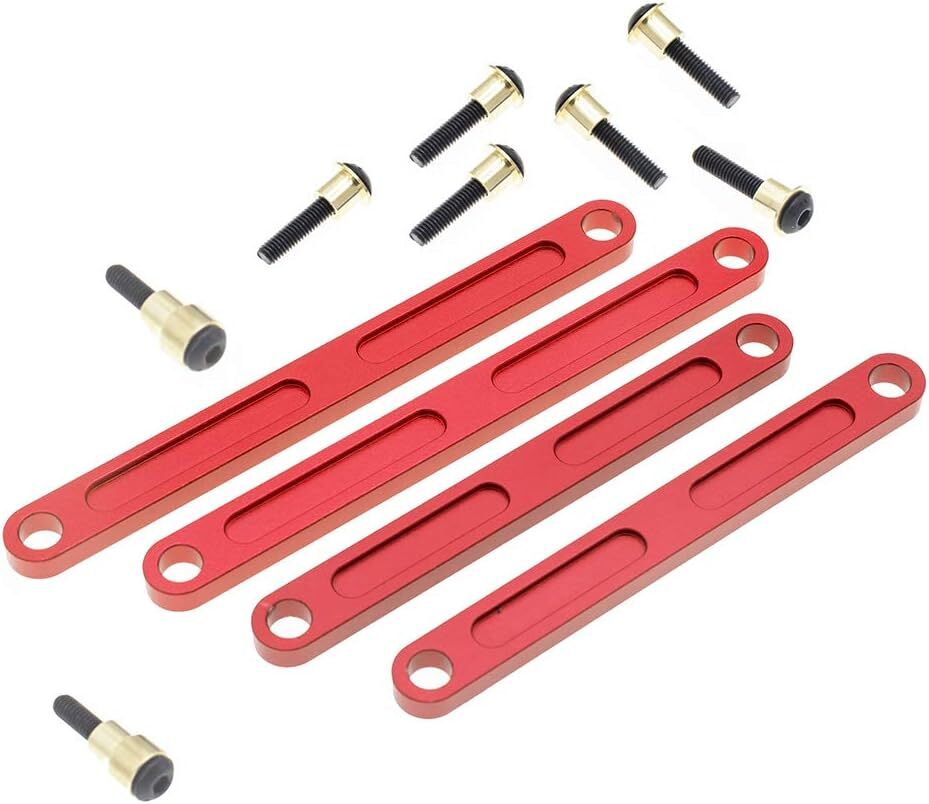 CODA RACING RC Alloy Front&Rear Camber Link Set for Traxxas 1/10 Rustler Stam...