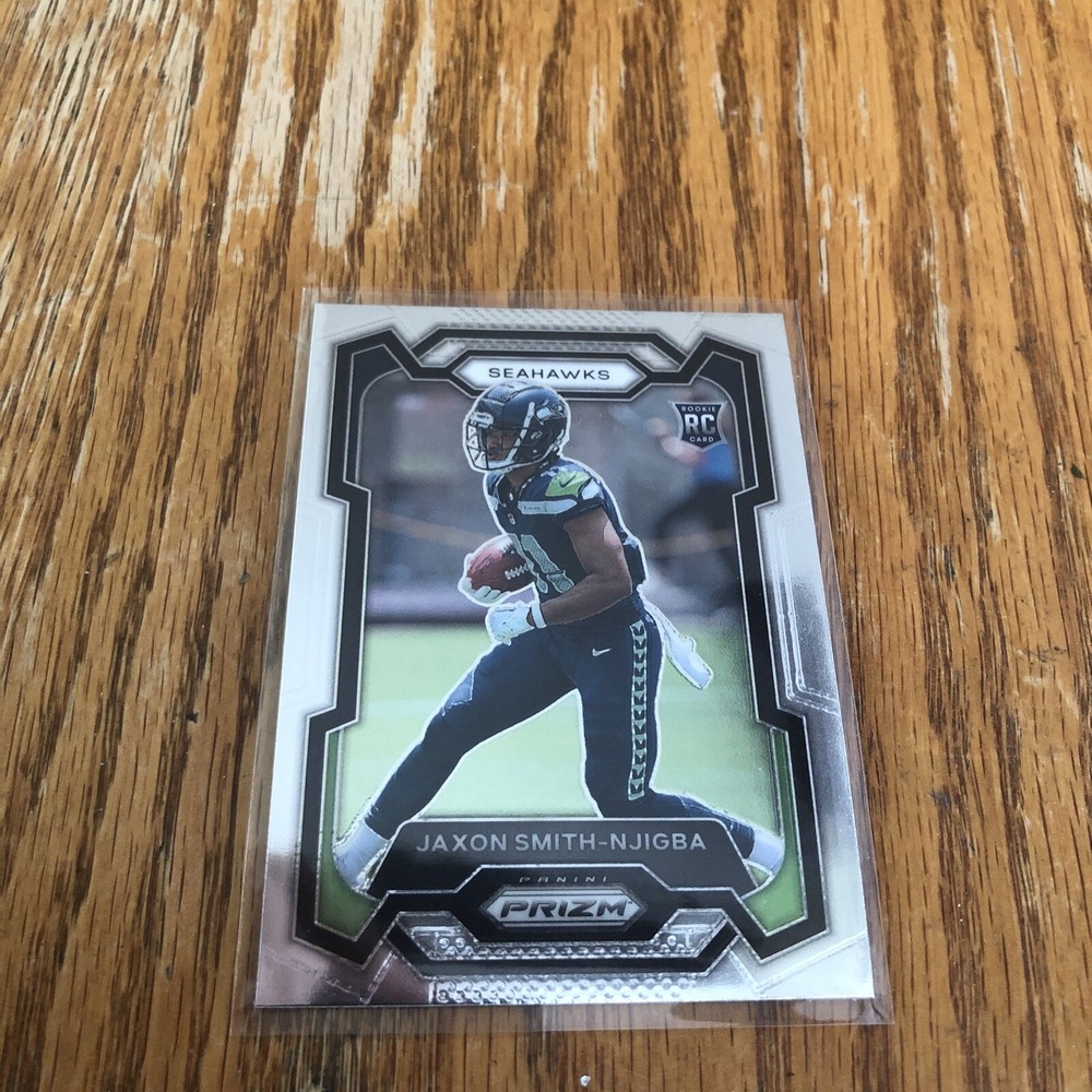 2023 Prizm Jaxon Smith-Njigba RC Rookie Base Card #390 Seahawks