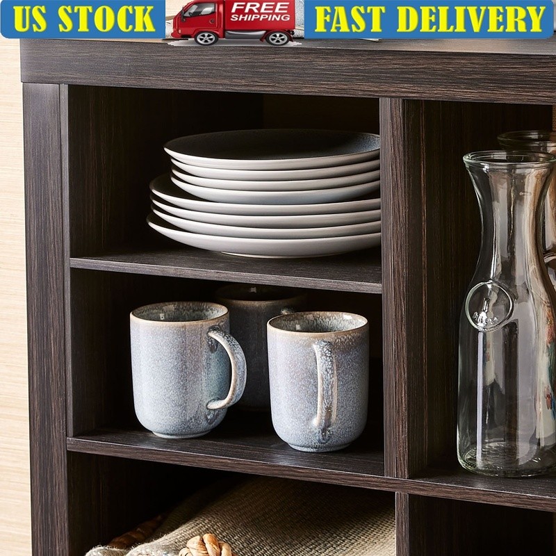 Cube Storage Organizer Divider Adjustable Shelf Insert 2 Compartments 15in Deep