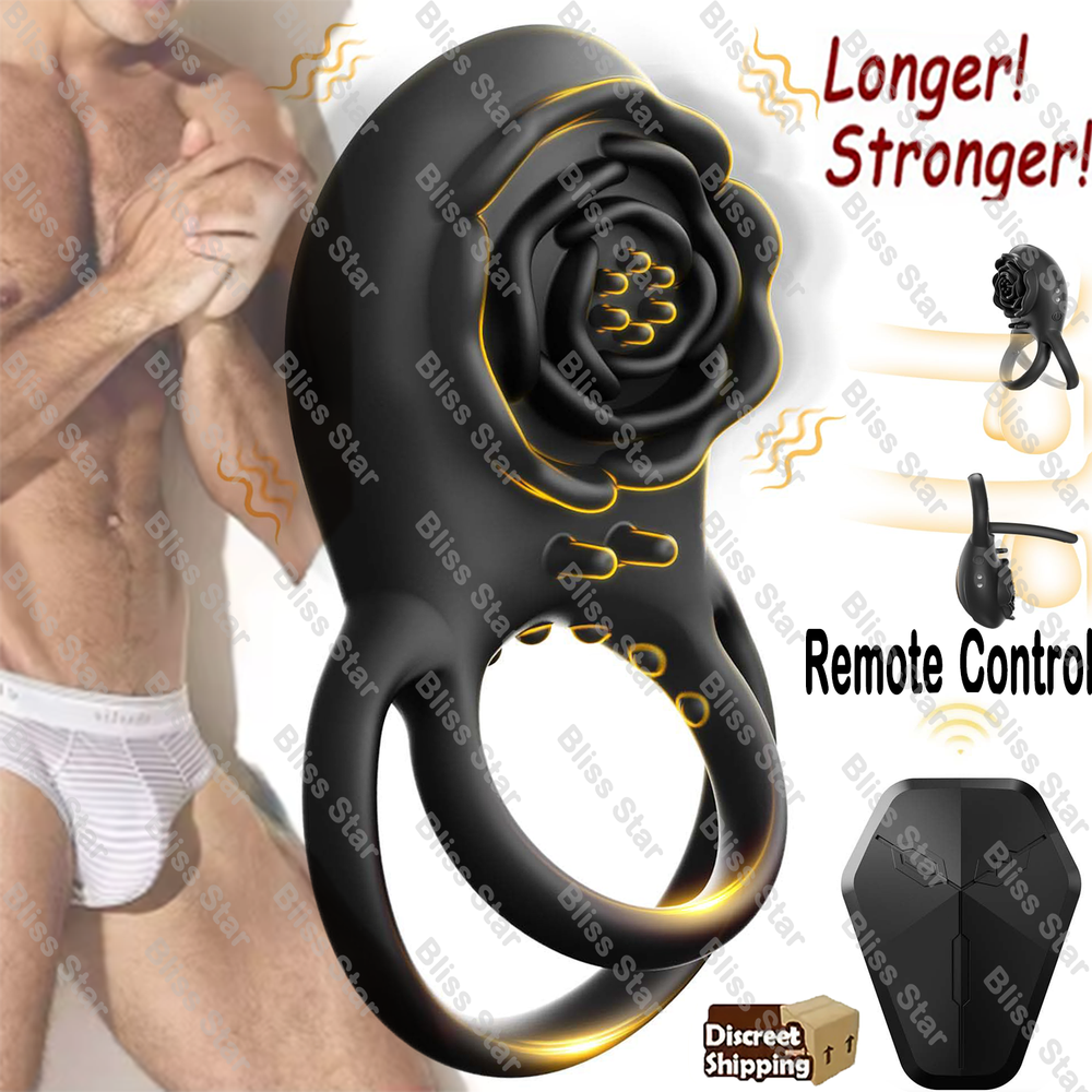 Penis-Cock-Ring-Vibrator-G-spot-Dildo-Massager-Sex-Toys-For-Women-Men-Couples