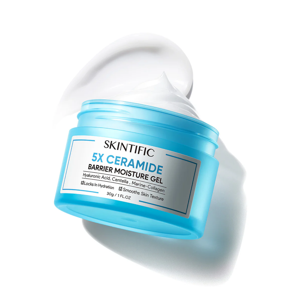 SKINTIFIC Glowing Repair Set with 5X Ceramide MSH Niacinamide Cream 30g