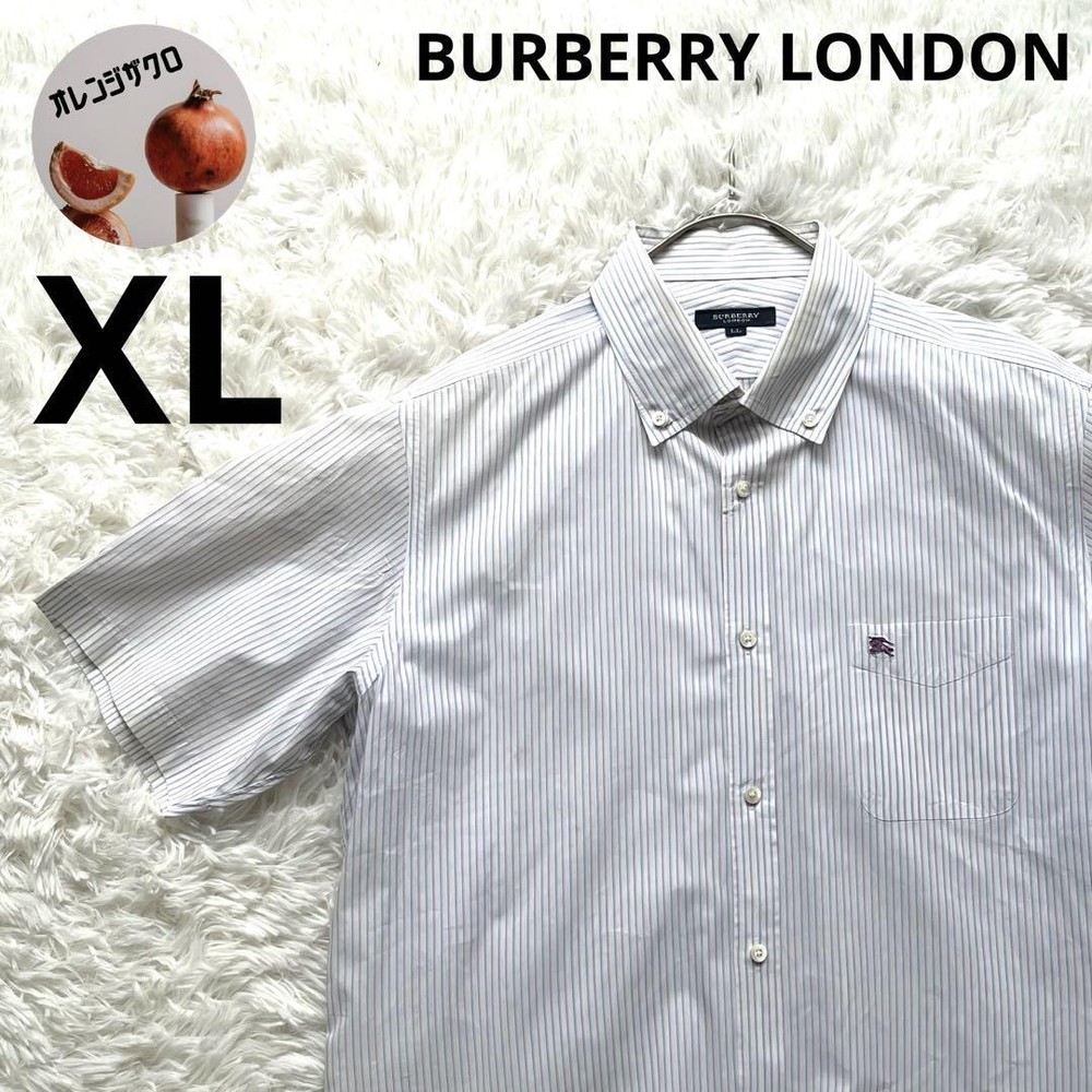 Burberry London Stripe Short-Sleeved Shirt Men's Fashion from Japan