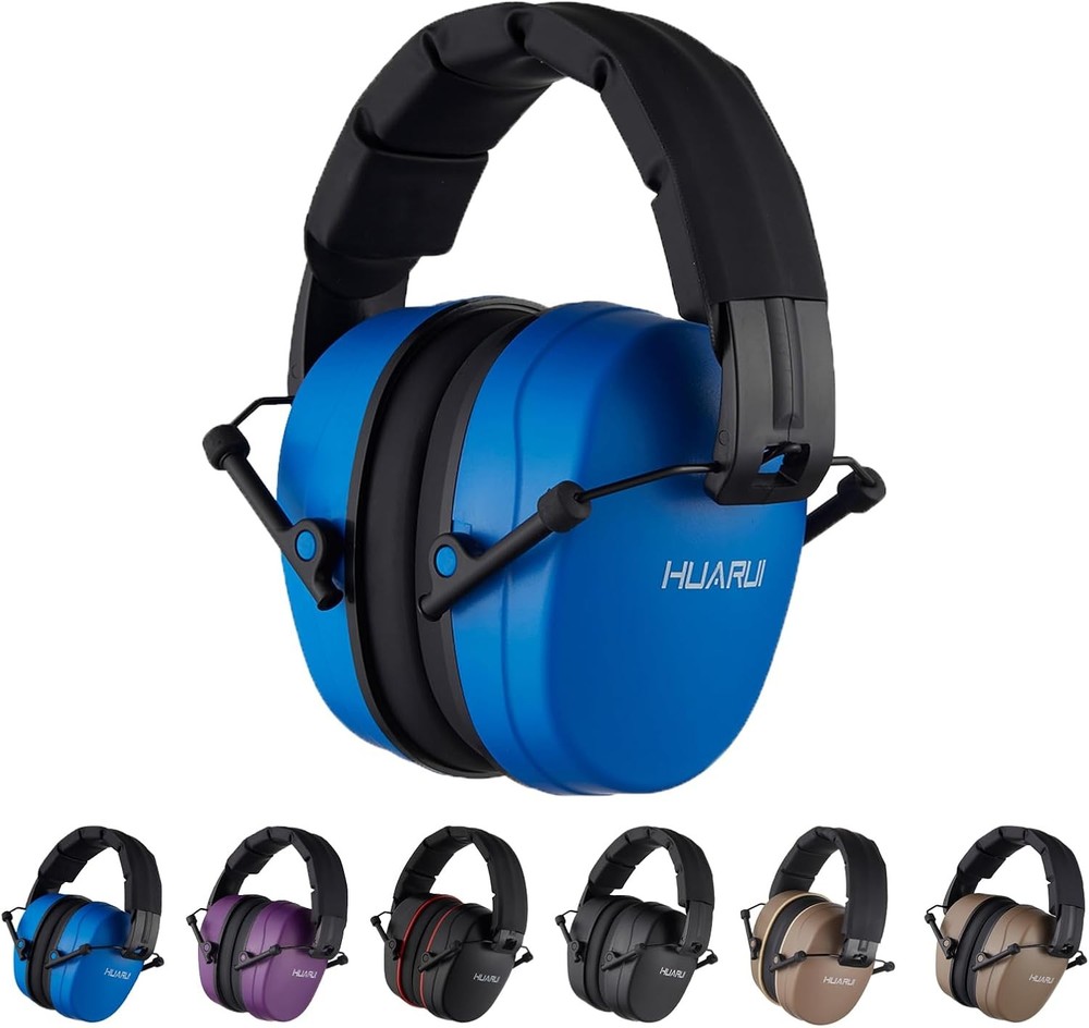 Blue SNR 29 dB Noise Cancelling Safety Earmuffs for Ear Protection