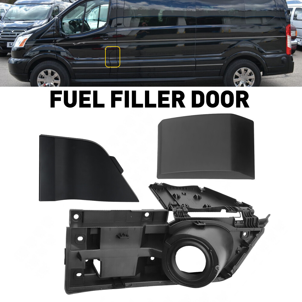 Upper & Lower Gas Cover + Fuel Filler Door Housing For Ford 2015-23 Transit 150