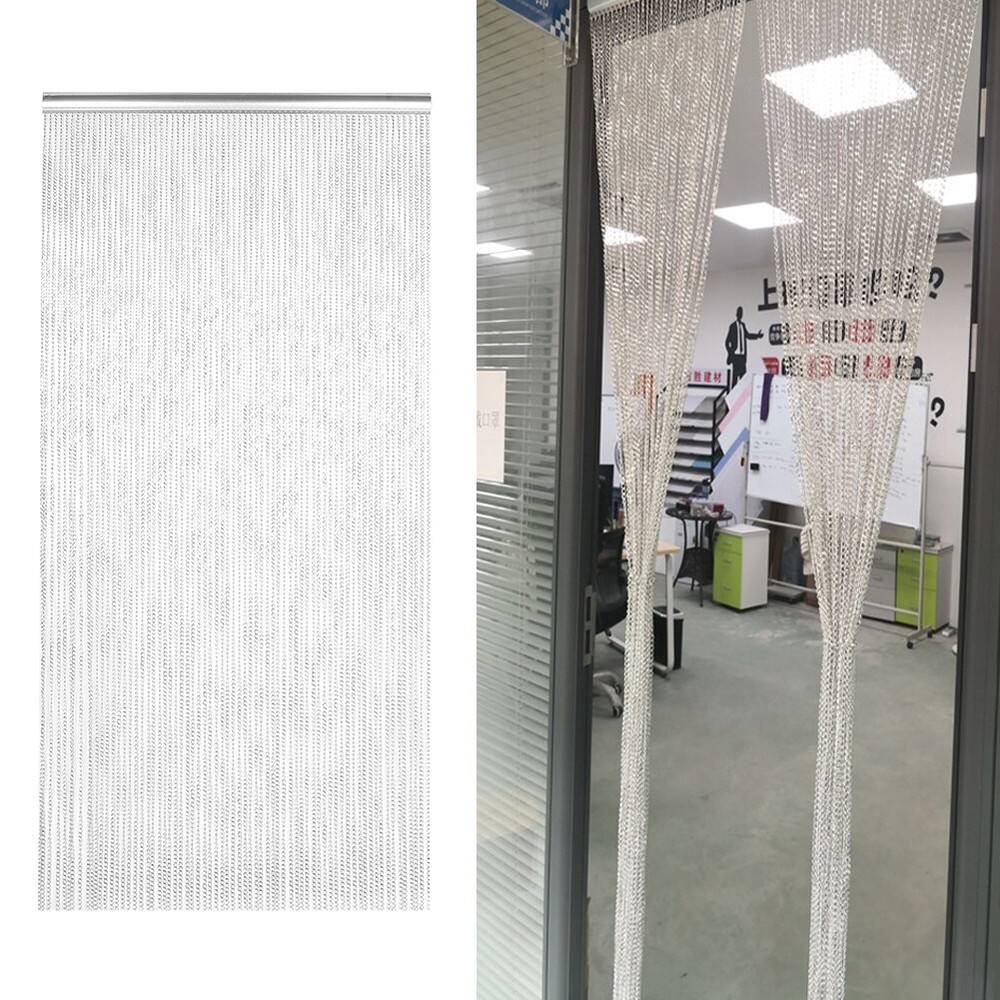 Aluminum Chain Door Curtain for Fly Insect Pest Control in Kitchen Bedroom