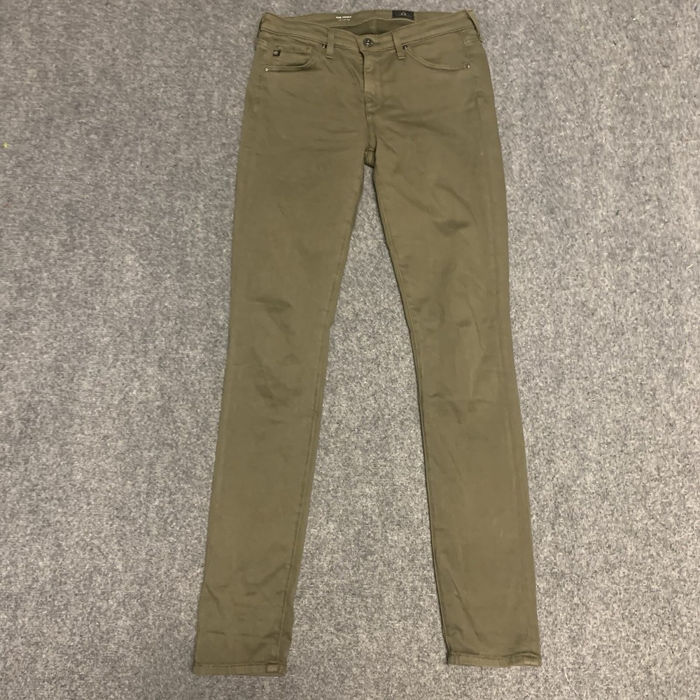 Adriano Goldschmied Women's The Prima Mid Rise Cigarette Pants Size 26R 26 r