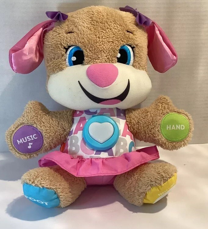 Fisher Price Little Sis Puppy Dog Laugh And Learn Smart Stages FDF22
