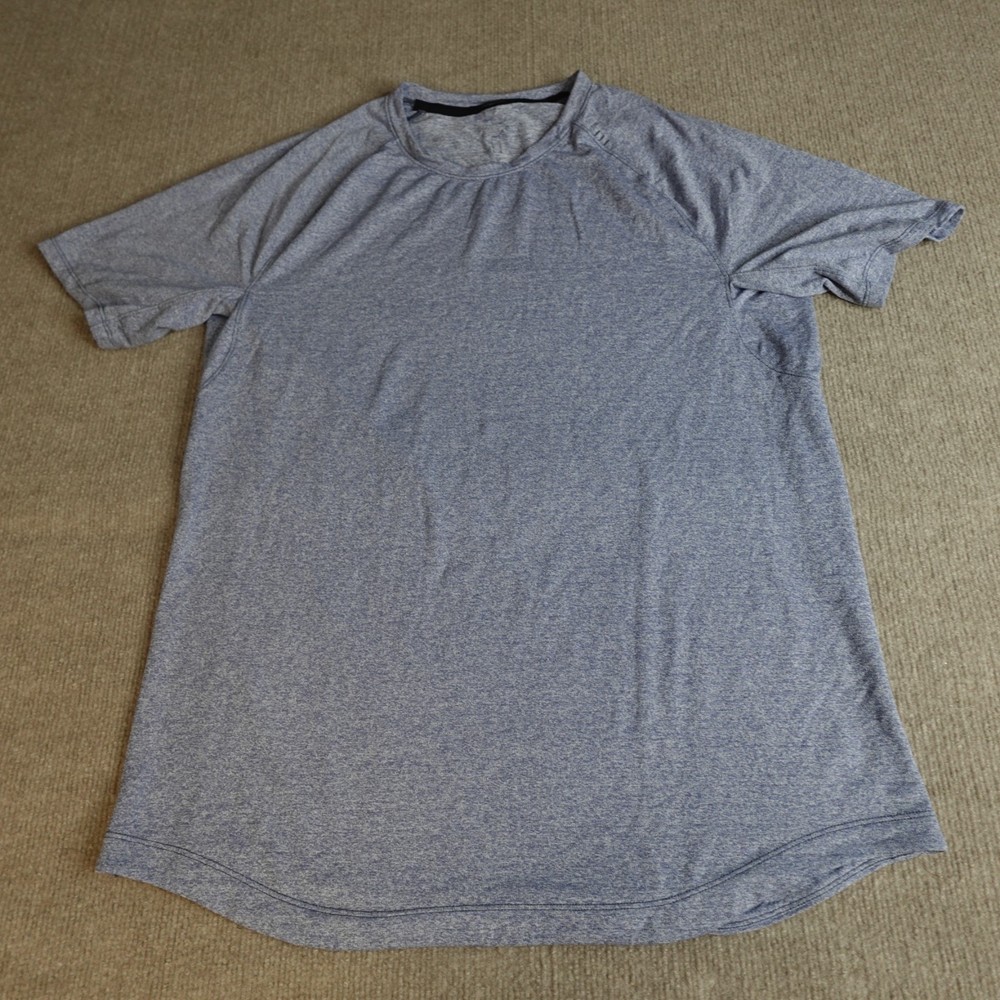 Lululemon Shirt Medium Blue Heather Solid Raglan License to Train