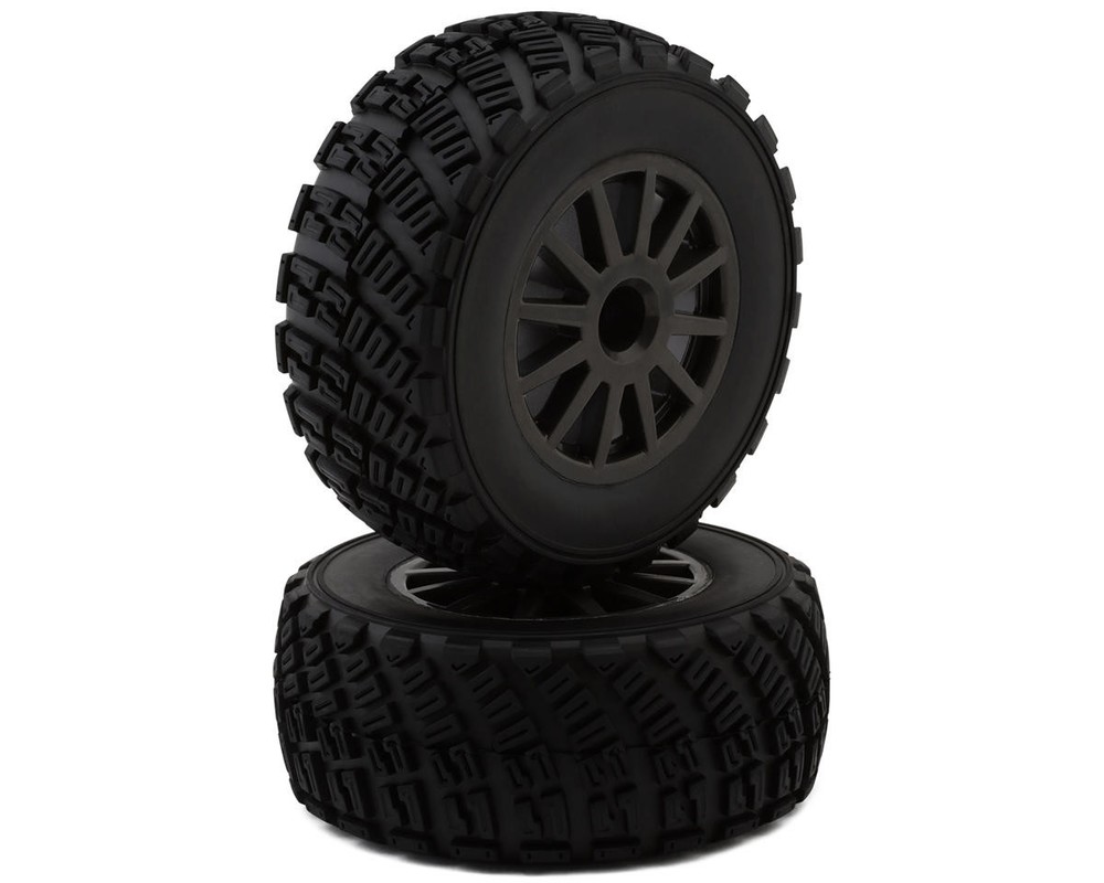 Traxxas Rally TSM Rated Pre-Mounted Tires (Grey) (2) [TRA7473-GRAY]