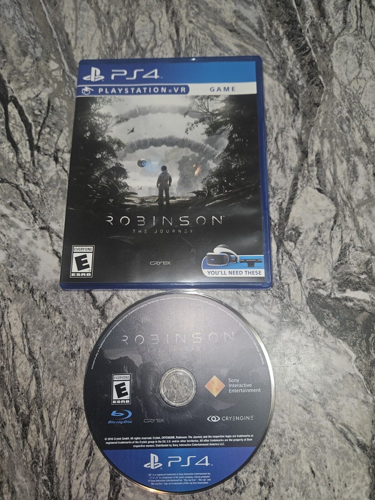 Robinson The Journey VR Game for PlayStation 4 PS4 Tested Works Great