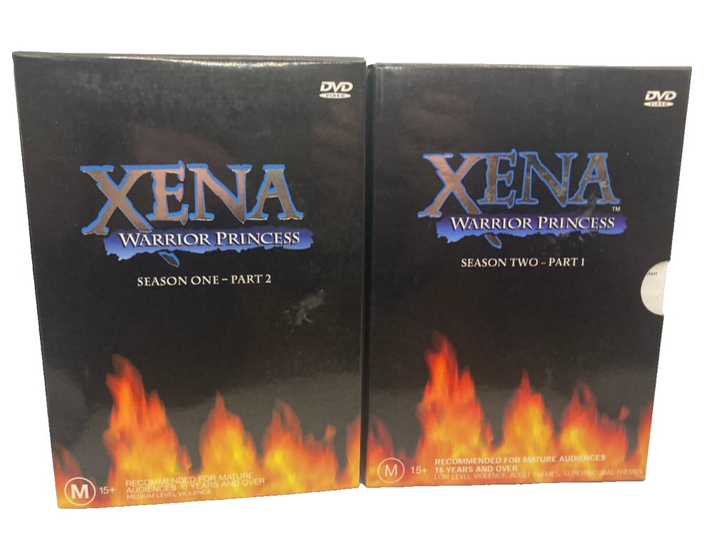 Xena Warrior Princess DVD Boxset Season 1 Part 2 / Season 2 Part 1 Free Post