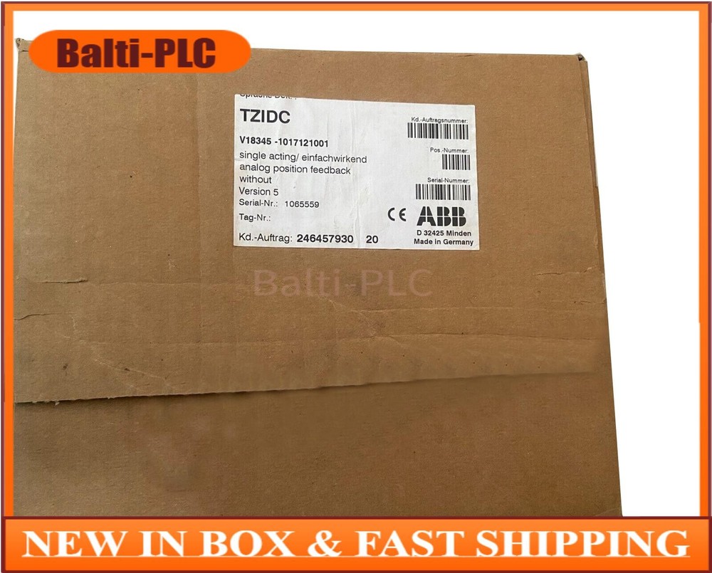 ABB NEW V18345-1017121001S Valve Positioner V18345-1017121001 US Free TAX