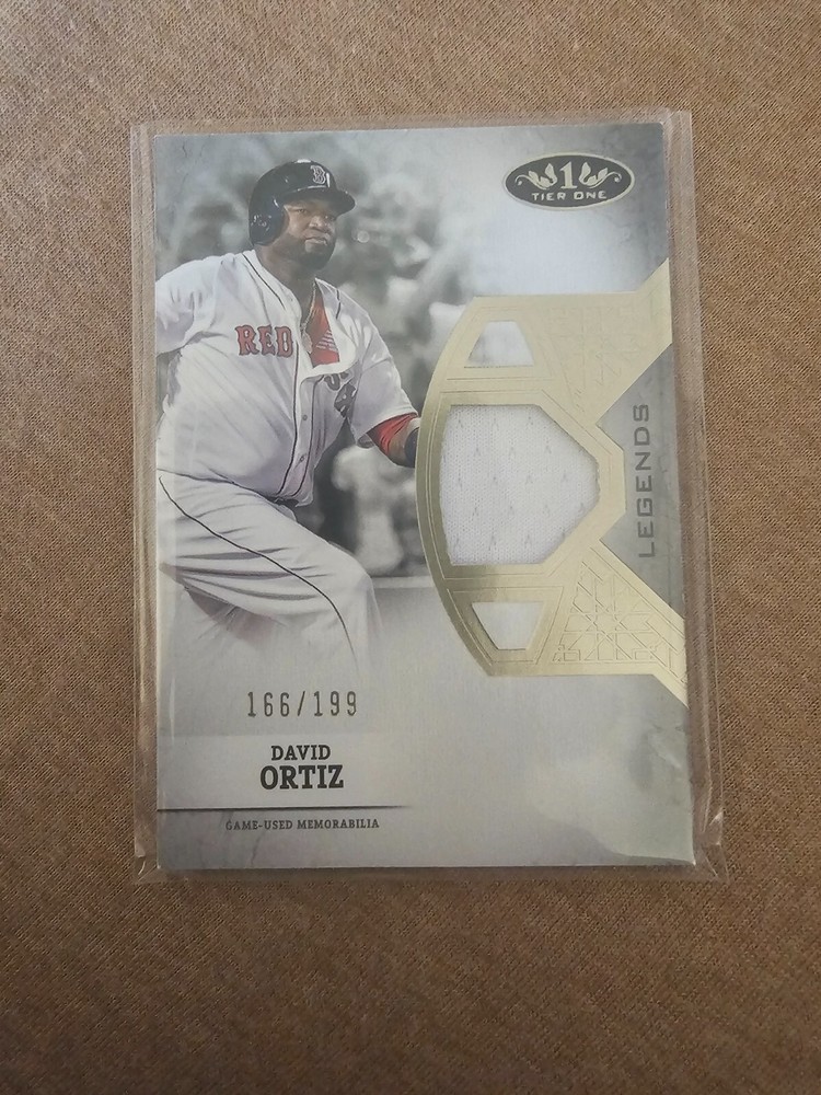 2024 Topps Tier One David Ortiz Game Used Patch Relic /199 Legend Red Sox