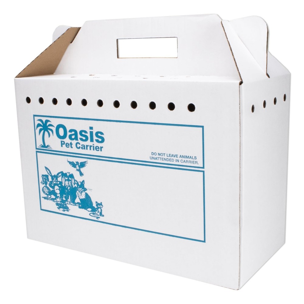 Eco-Friendly Disposable Cardboard Pet Carrier 12-Pack Case  