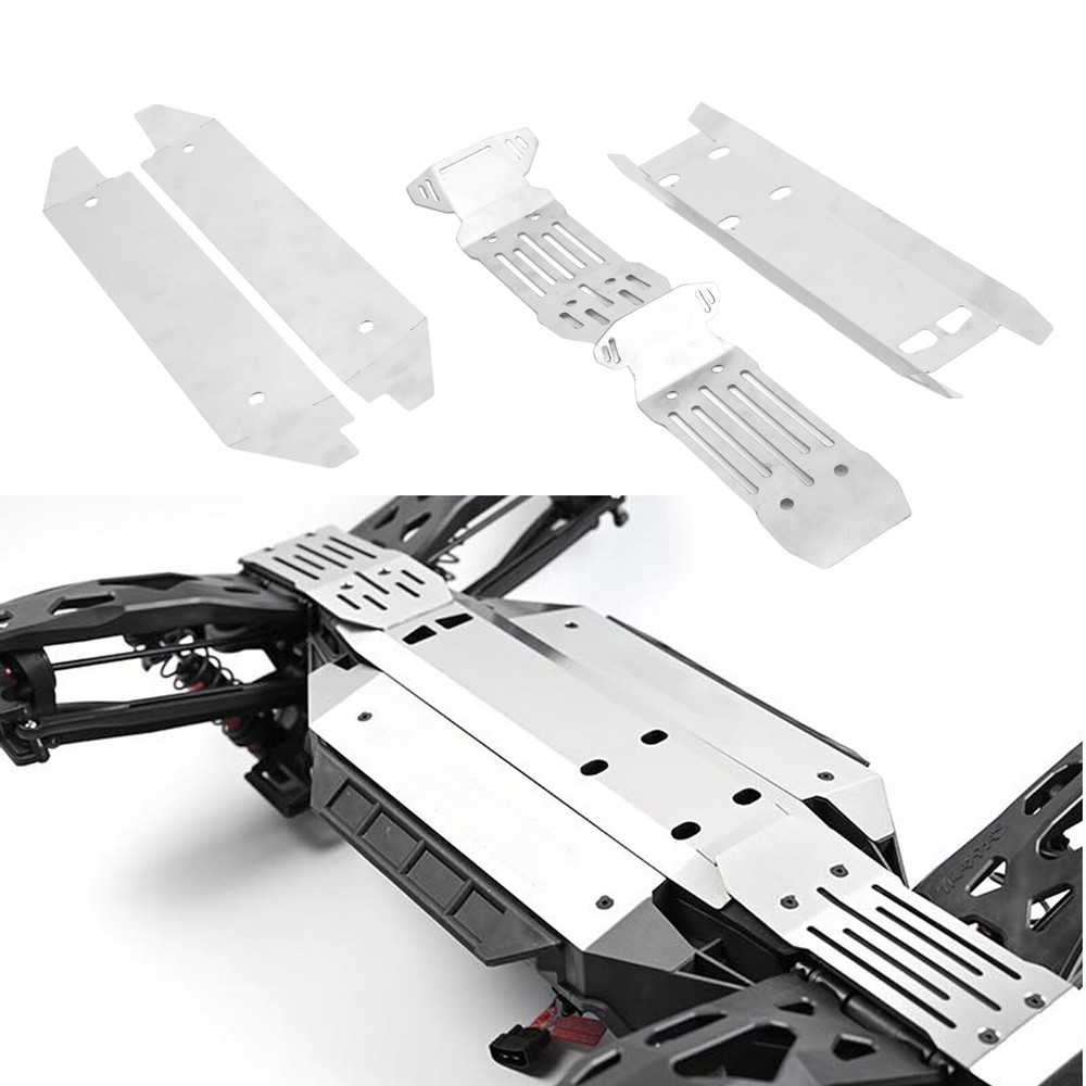 Metal Chassis Armor Skid Plate for 1/6 4WD XRT 8S 78086-4 RC Car Upgrade7e