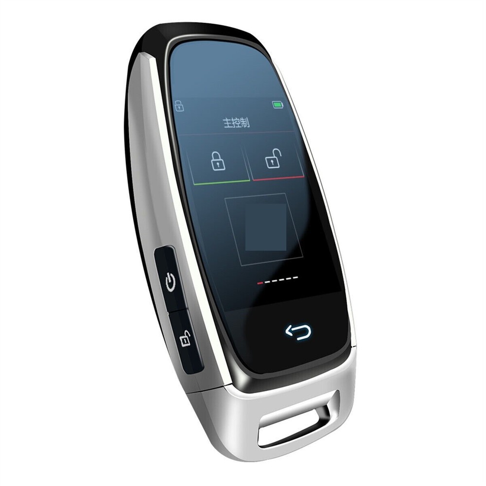 For One-Button Start Window Keyless Entry  Smart Remote Car Key LCD Touch-Screen