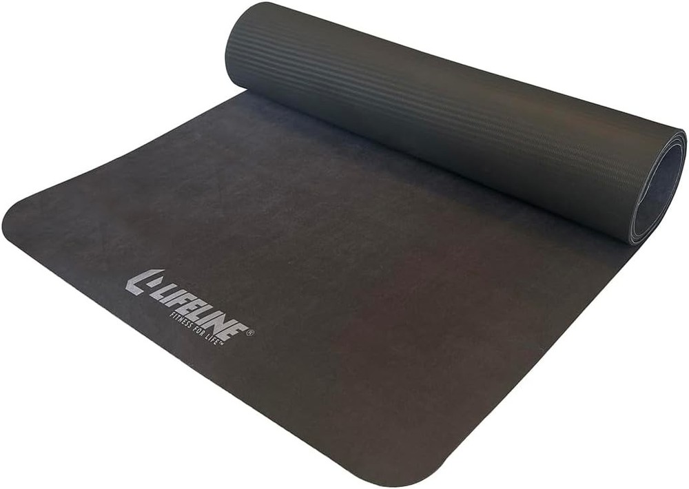 Premium Suede Yoga Mat - High-Density, Lightweight Fitness Mat for Home Workouts