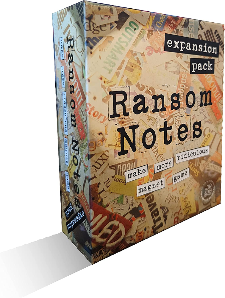 Ransom Notes Expansion Pack One - The Ridiculous Word Magnet Party Game, 3+