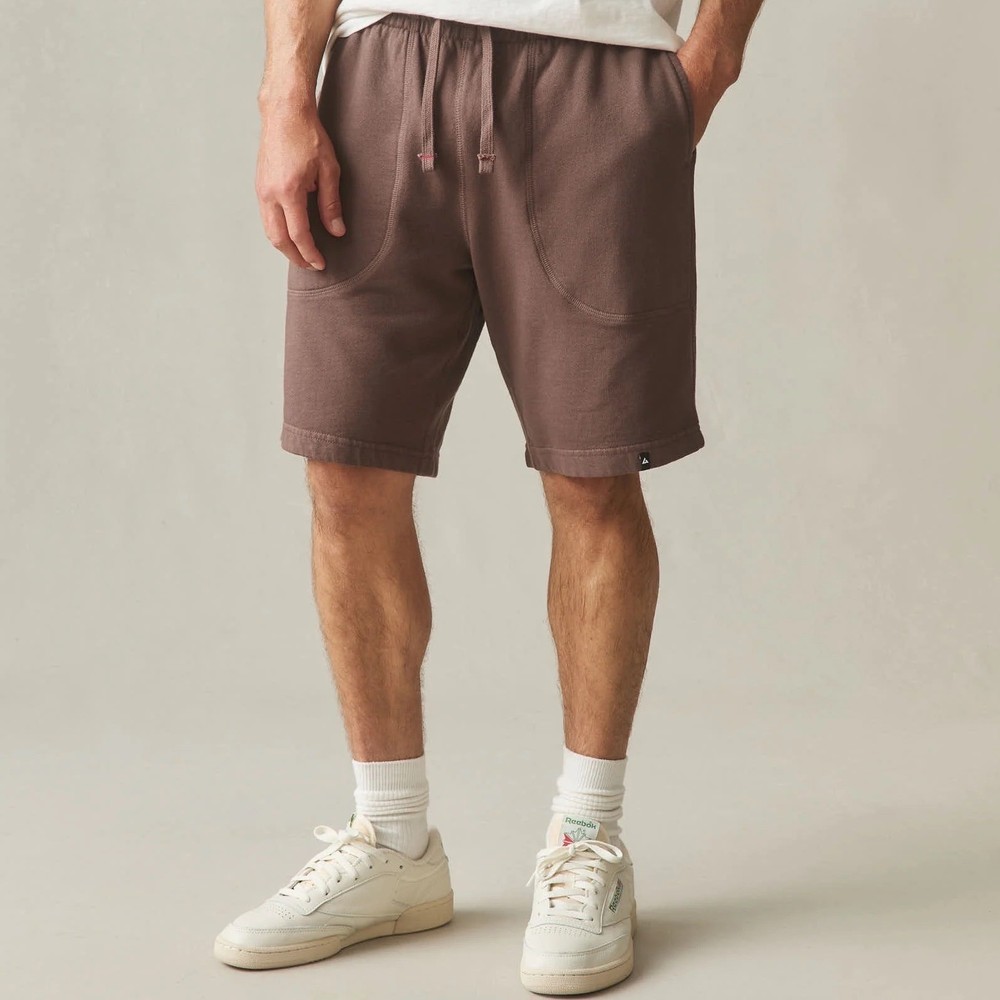 American Giant Men's Sweatshort Coffee Quartz Size M Made In USA