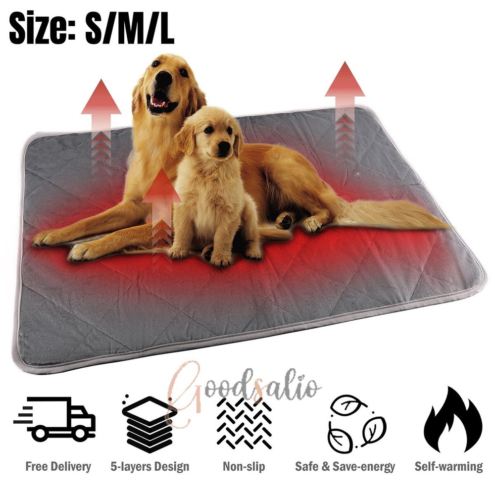 Pet Thermal Mat Self Warming Heating Hot Pad Mat for Pets Cat Dog Bed Non-slip