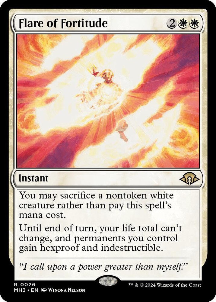 Flare of Fortitude Modern Horizons 3 Regular