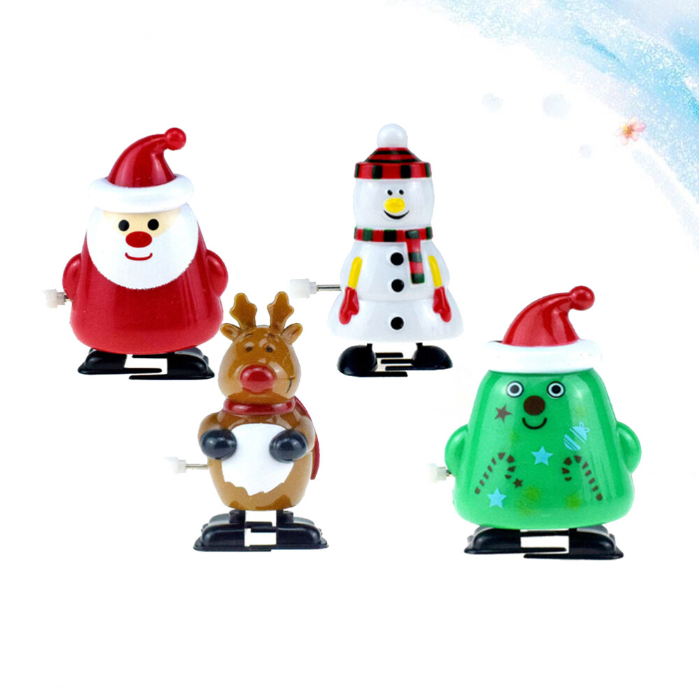 4 Pcs Nativity Christmas Ornament Multidirectional Toy Funny for Kids
