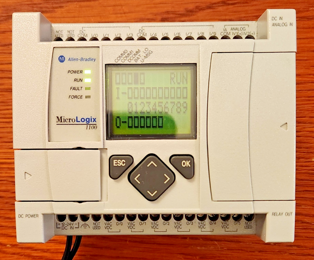 Allen-Bradley 1763-L16DWD /B FRN 9.0 MicroLogix 1100 16-Point Controller - US