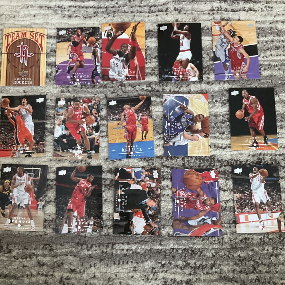 Houston Rockets Upper Deck Trading Cards