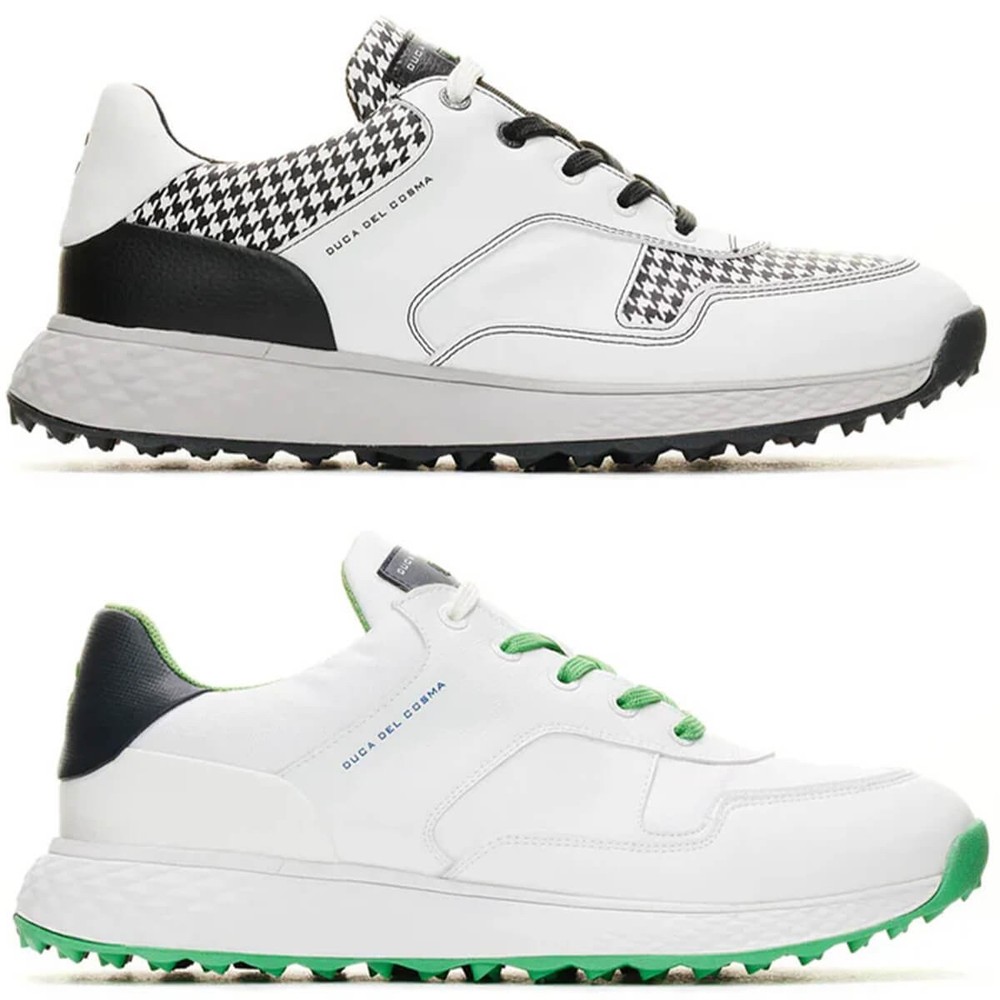 Duca Del Cosma Mens Pagani Waterproof Recyclable Eco-Friendly Golf Shoes  