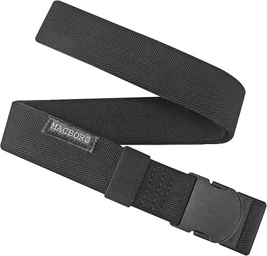 Mens Belts Stretchable Mens Stretch Belt Elastic Nickel Free Belt Tsa Approve