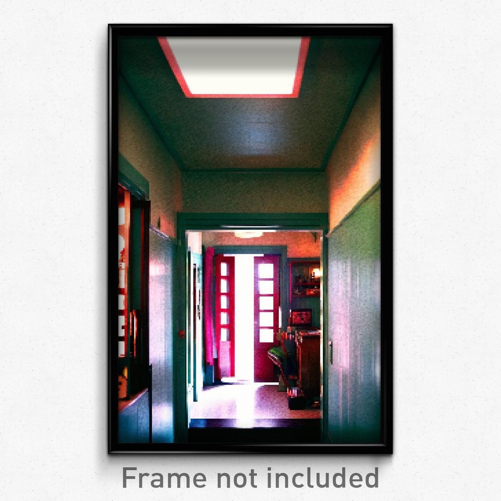 8-Bit Psychedelic Pixel Art Poster - Trippy Quaint Room Video Game Print