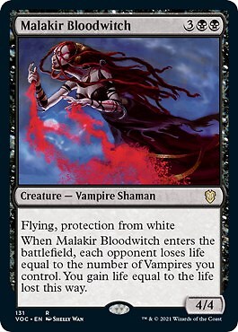 Malakir Bloodwitch Commander: Innistrad: Crimson Vow Regular
