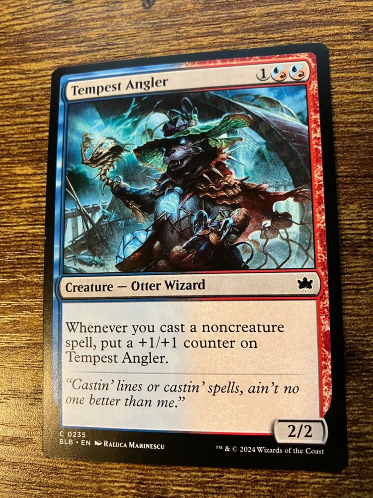 Tempest Angler Bloomburrow MTG Regular Art Card